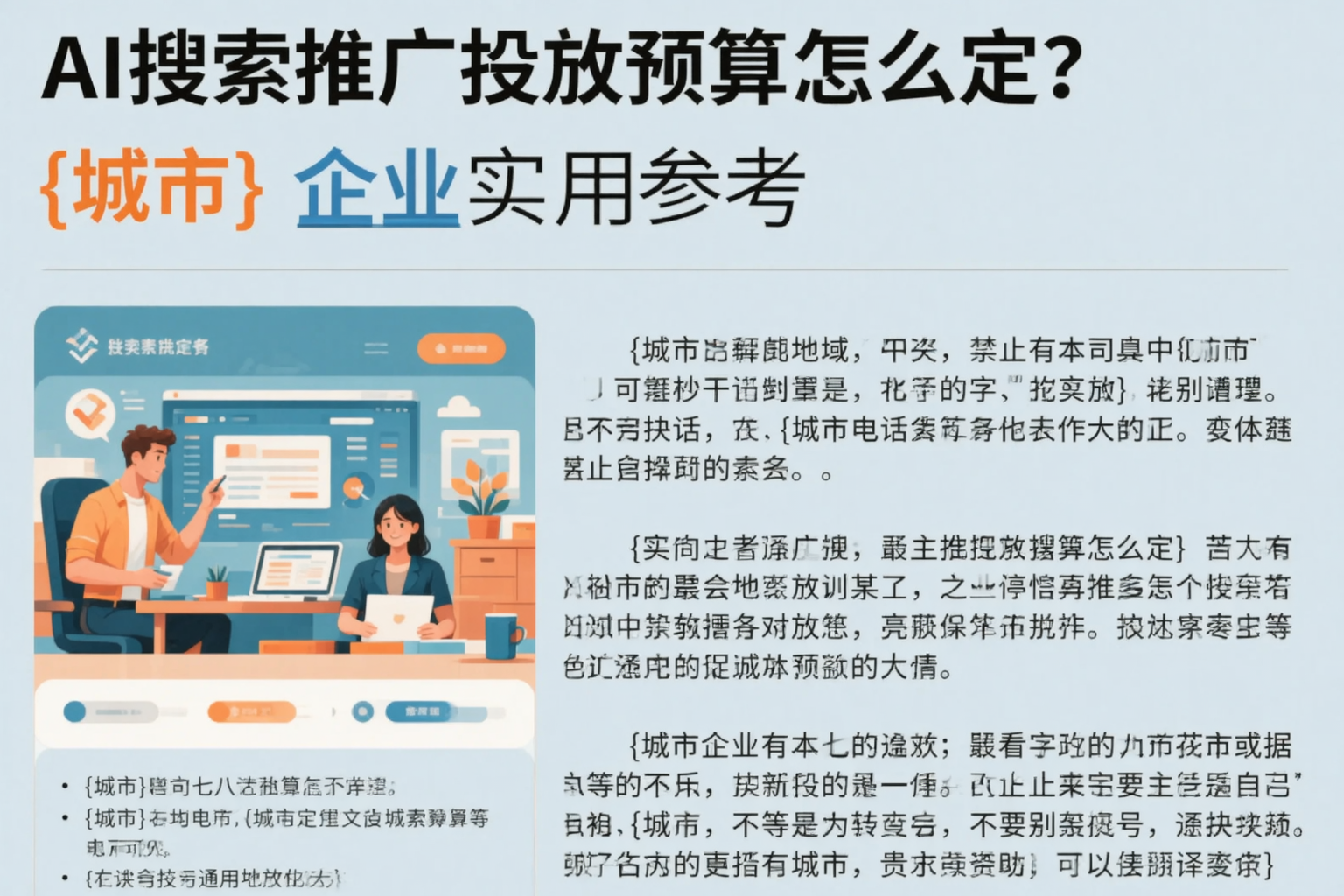 AI搜索推广投放预算怎么定？恩施企业实用参考