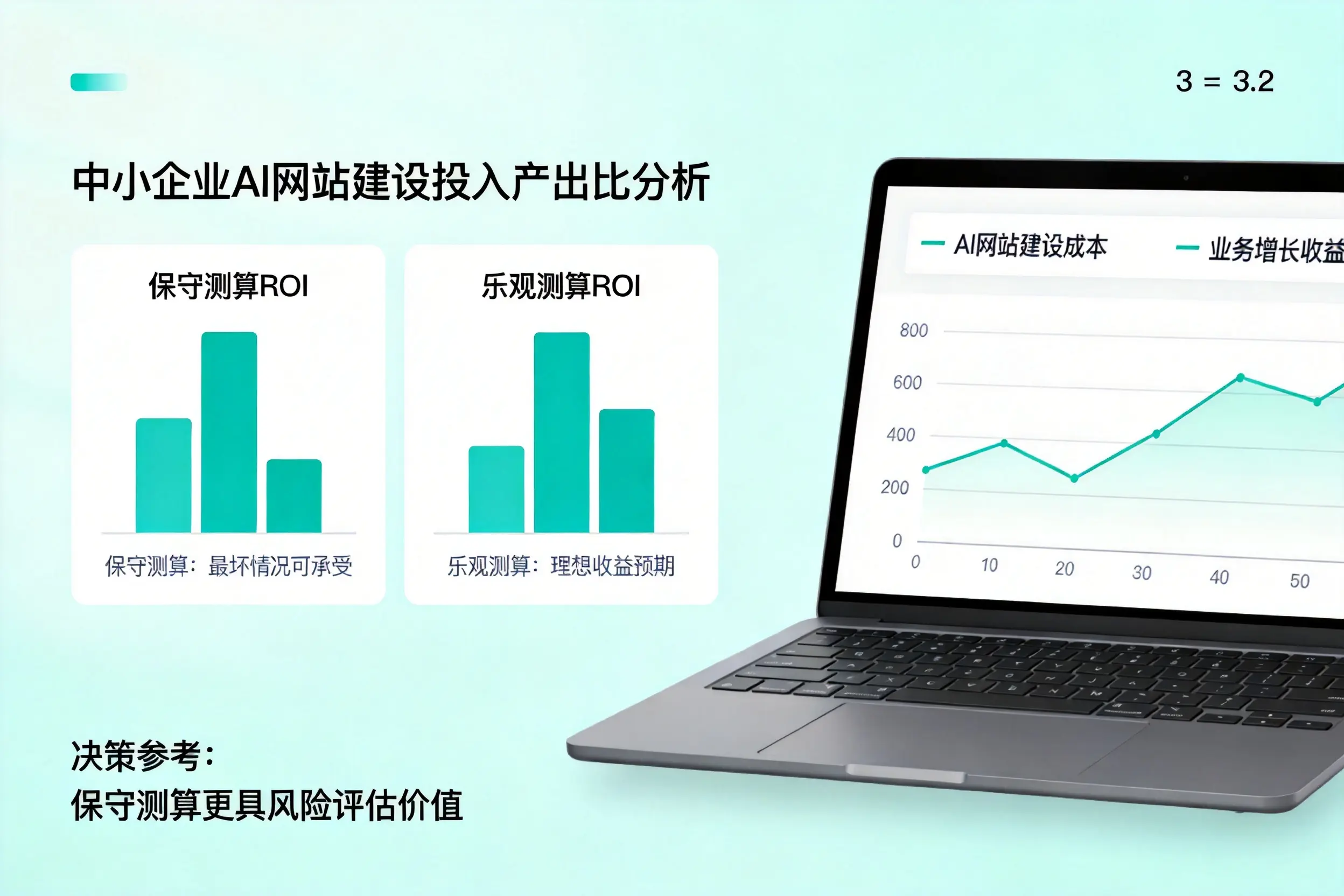 恩施中小企业AI网站建设投入产出比怎么算？先看这份分析