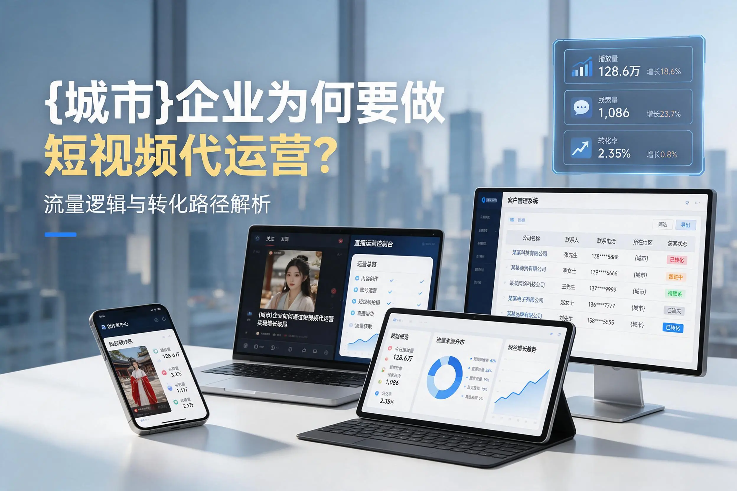 恩施企业为何要做短视频代运营？流量逻辑与转化路径解析