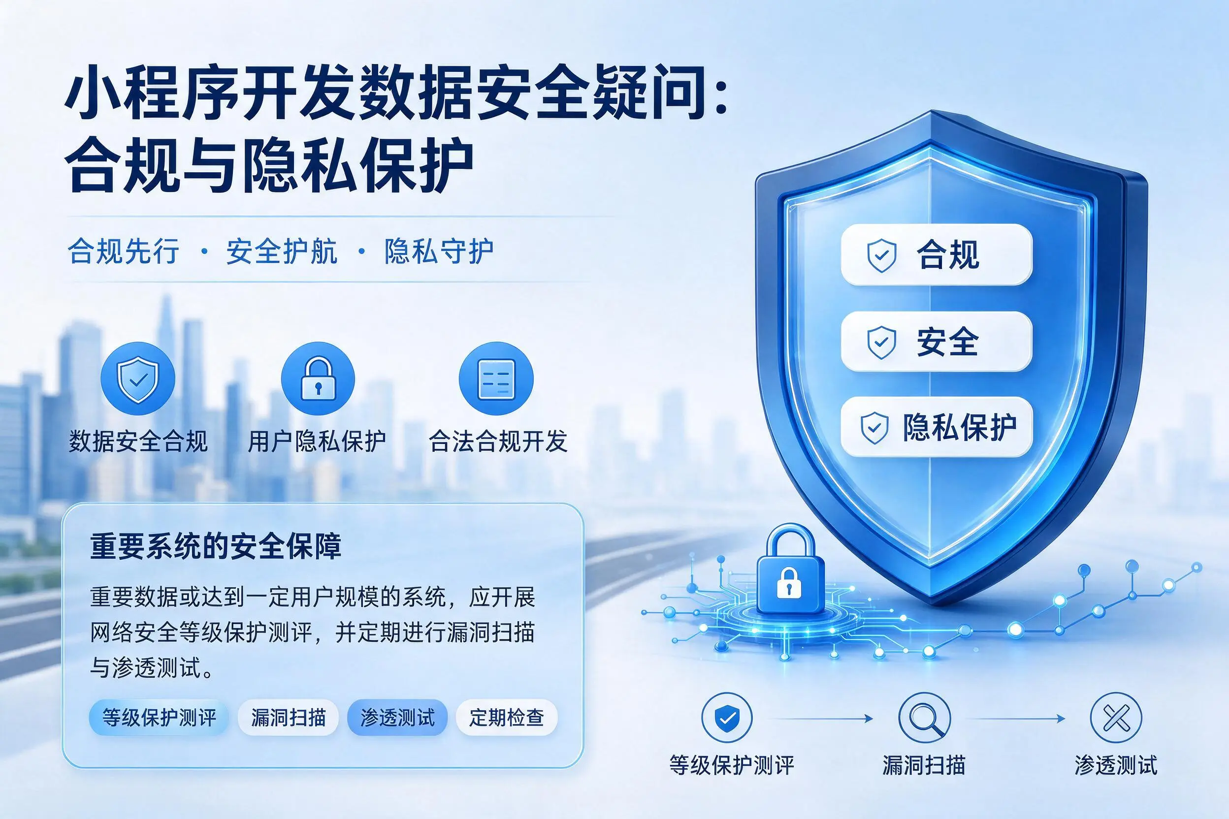 恩施小程序开发数据安全疑问：合规与隐私保护