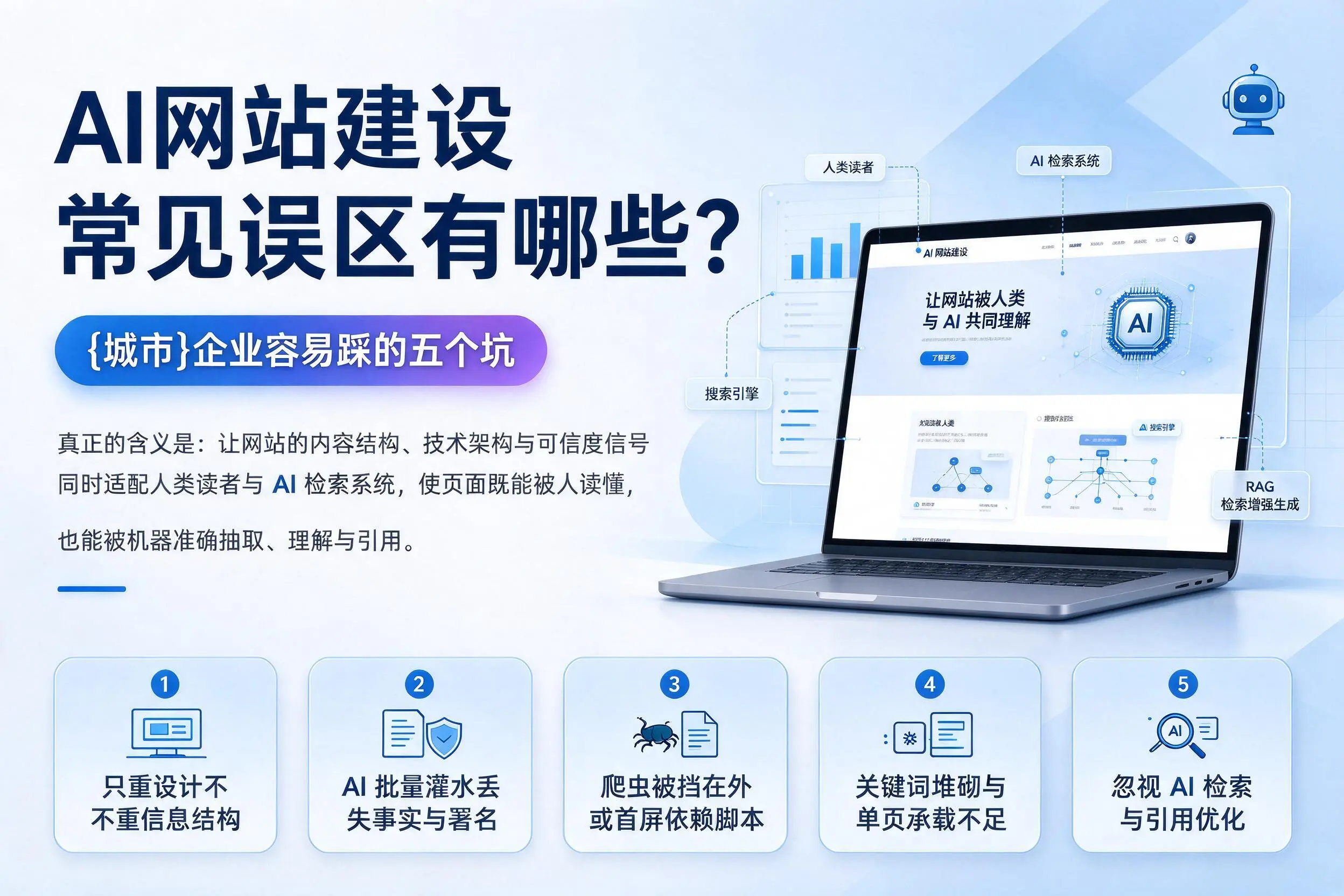 AI网站建设常见误区有哪些?恩施企业容易踩的五个坑