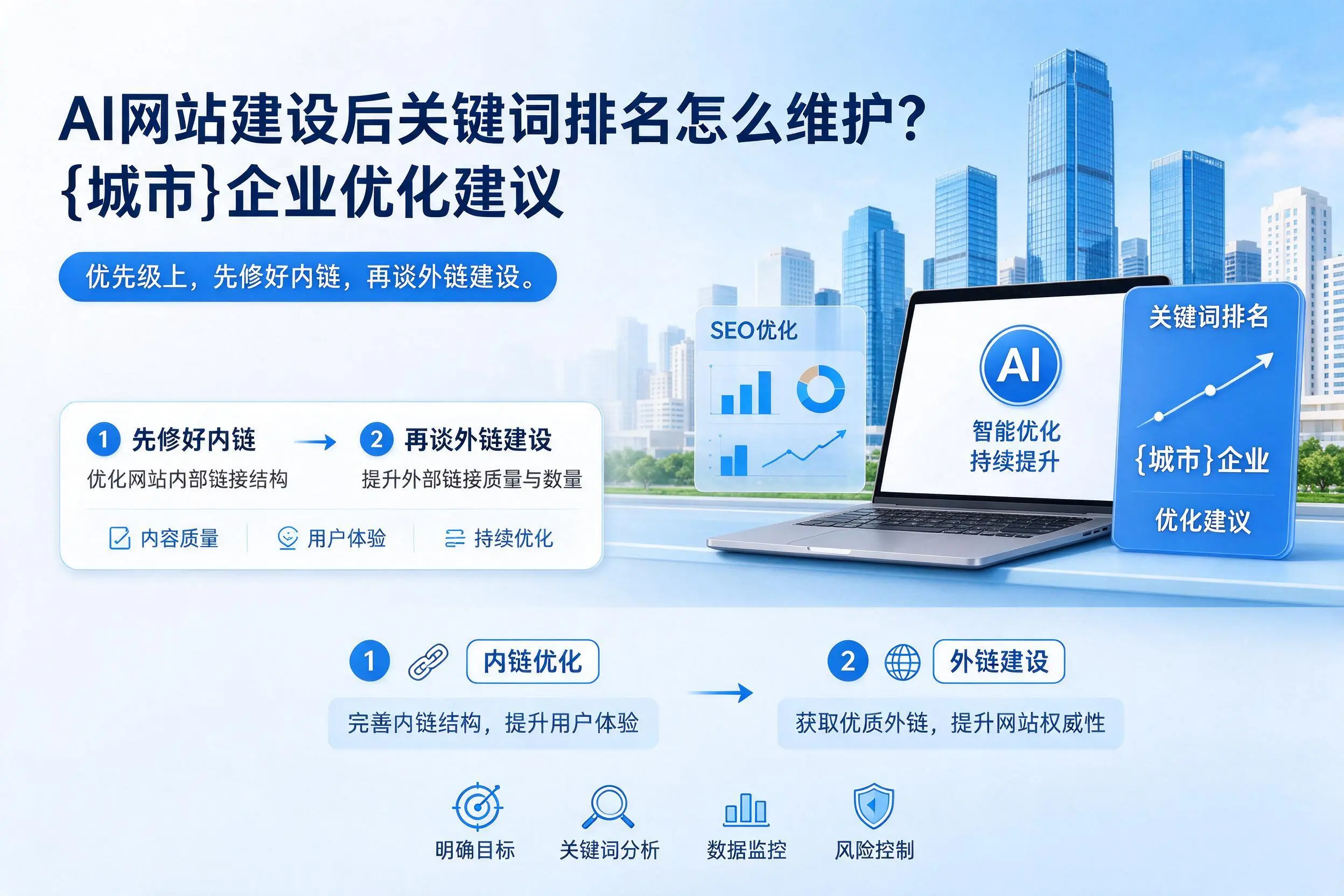 AI网站建设后关键词排名怎么维护?恩施企业优化建议